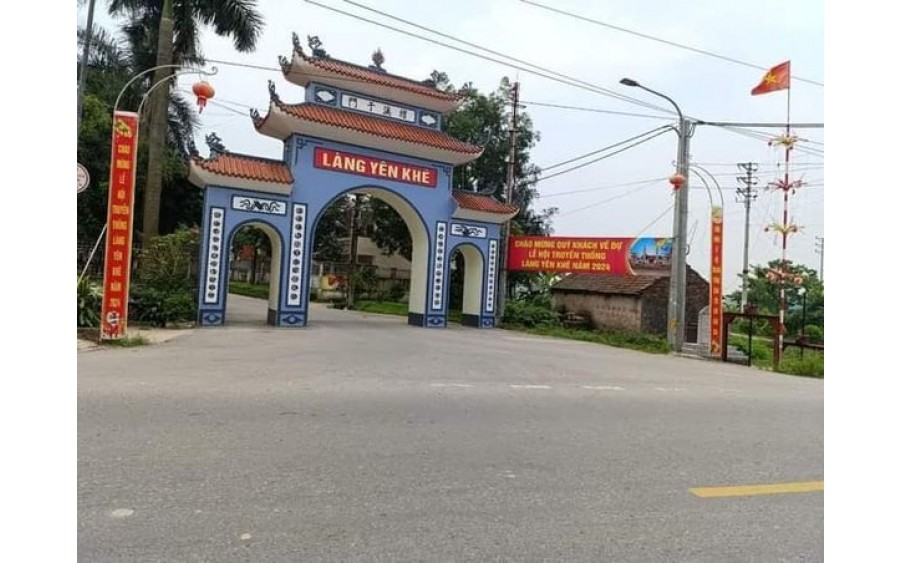 ĐẤT CHƯƠNG MỸ, GIÁP QUẬN HÀ ĐÔNG 
BÁM LÀN 2 QL6 
XA ĐẠI YÊN, CHƯƠNG MỸ, HN
✨Giá 22xtr/m². Sổ đỏ thông số đẹp 
- DT: 85m lô góc hai mặt ngõ.
-